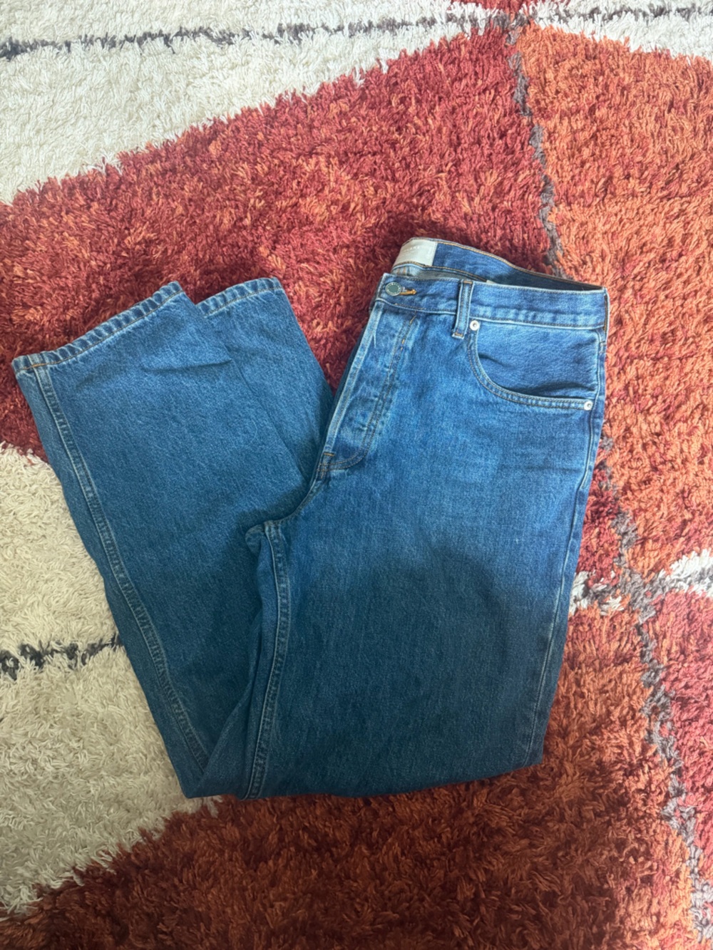 Everlane The Everybody Jean Blue Straight-Leg Jeans
